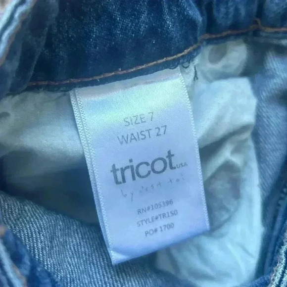 Tricot Jeans Pants Women Size  7 - Picture 4 of 4